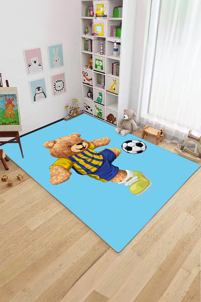 Rugland RH0401 Sarı Lacivert Çocuk Halısı