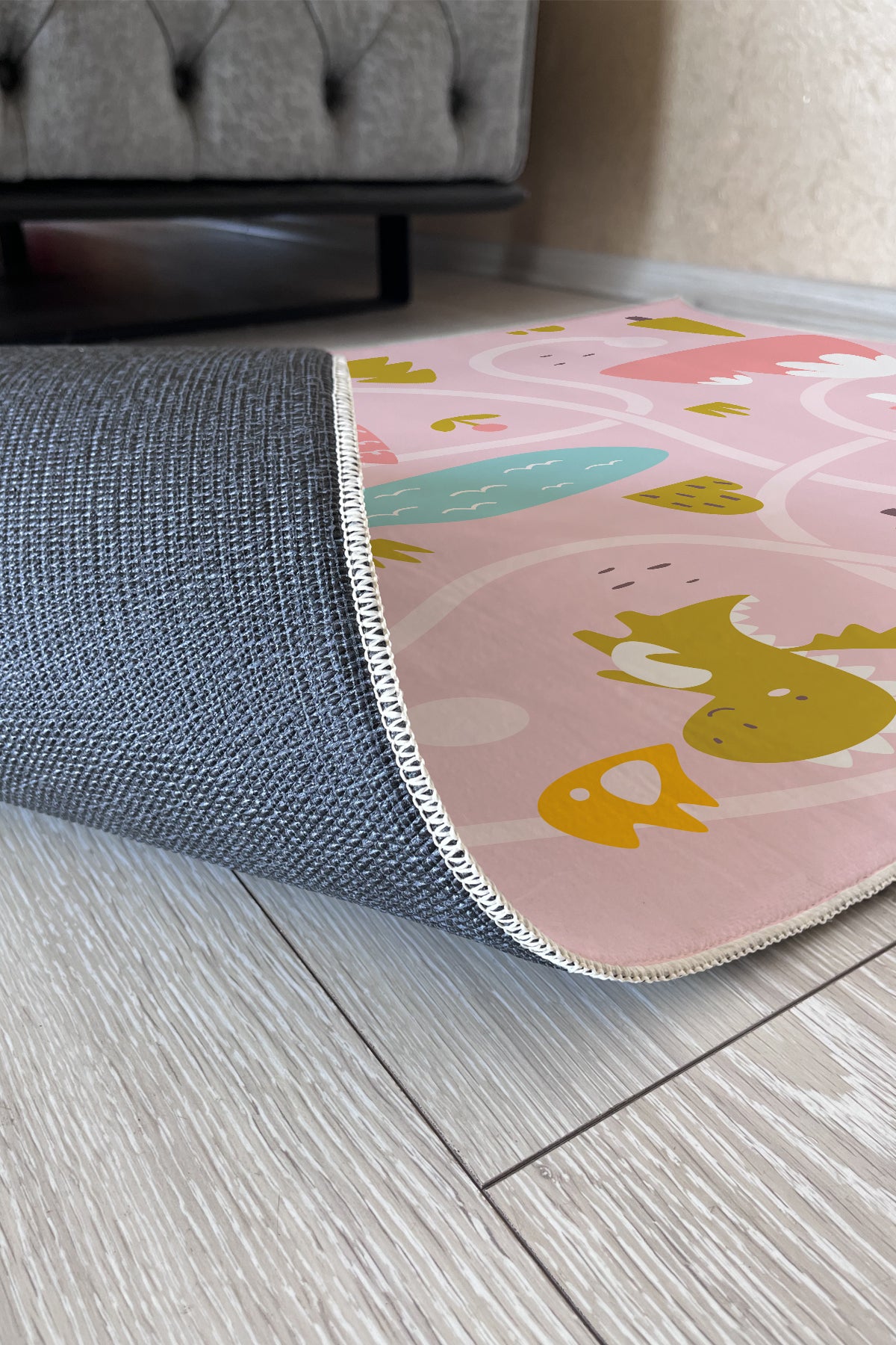 Rugland RH0408 Pembe Şato Çocuk Halısı
