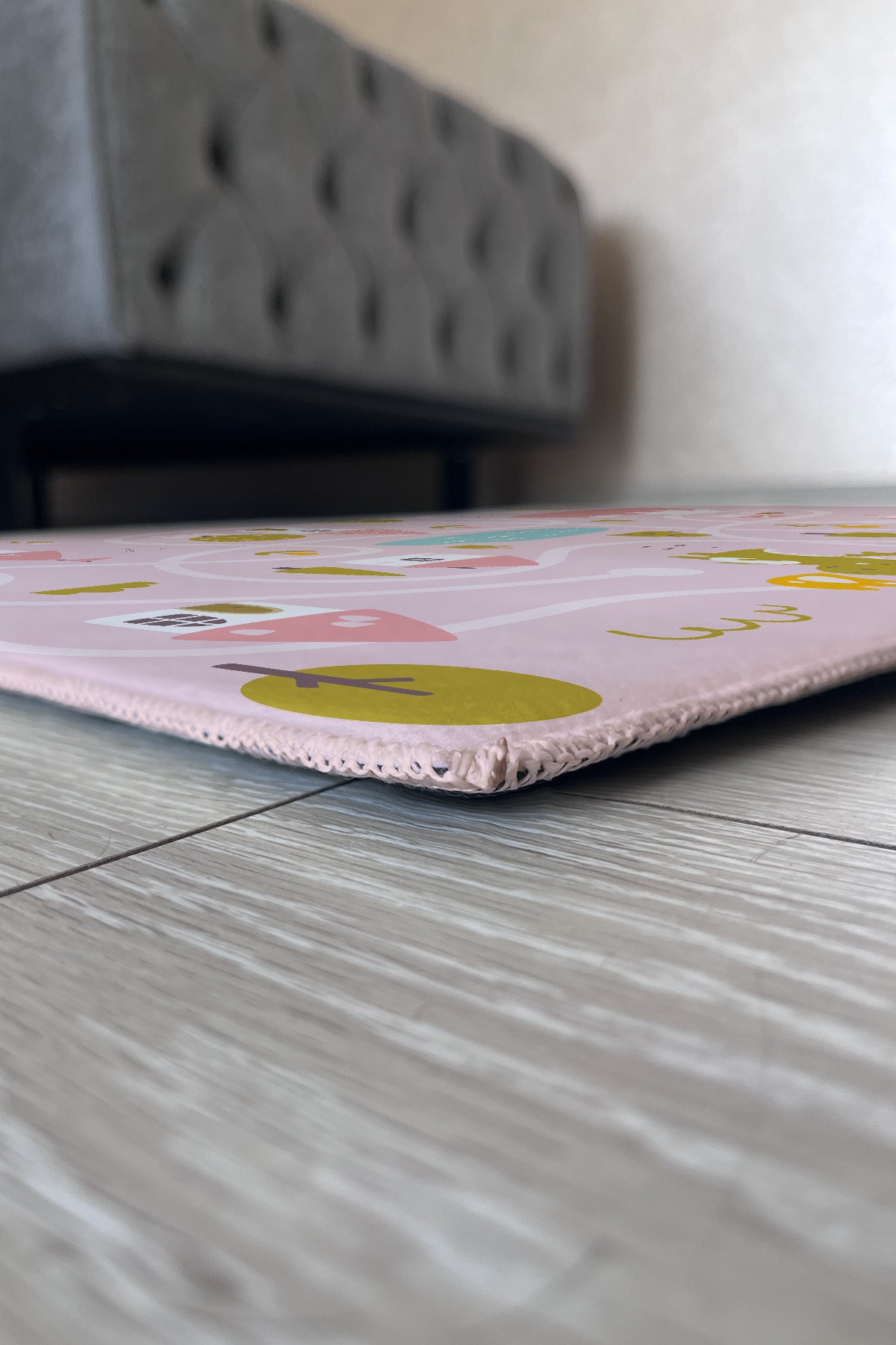 Rugland RH0408 Pembe Şato Çocuk Halısı