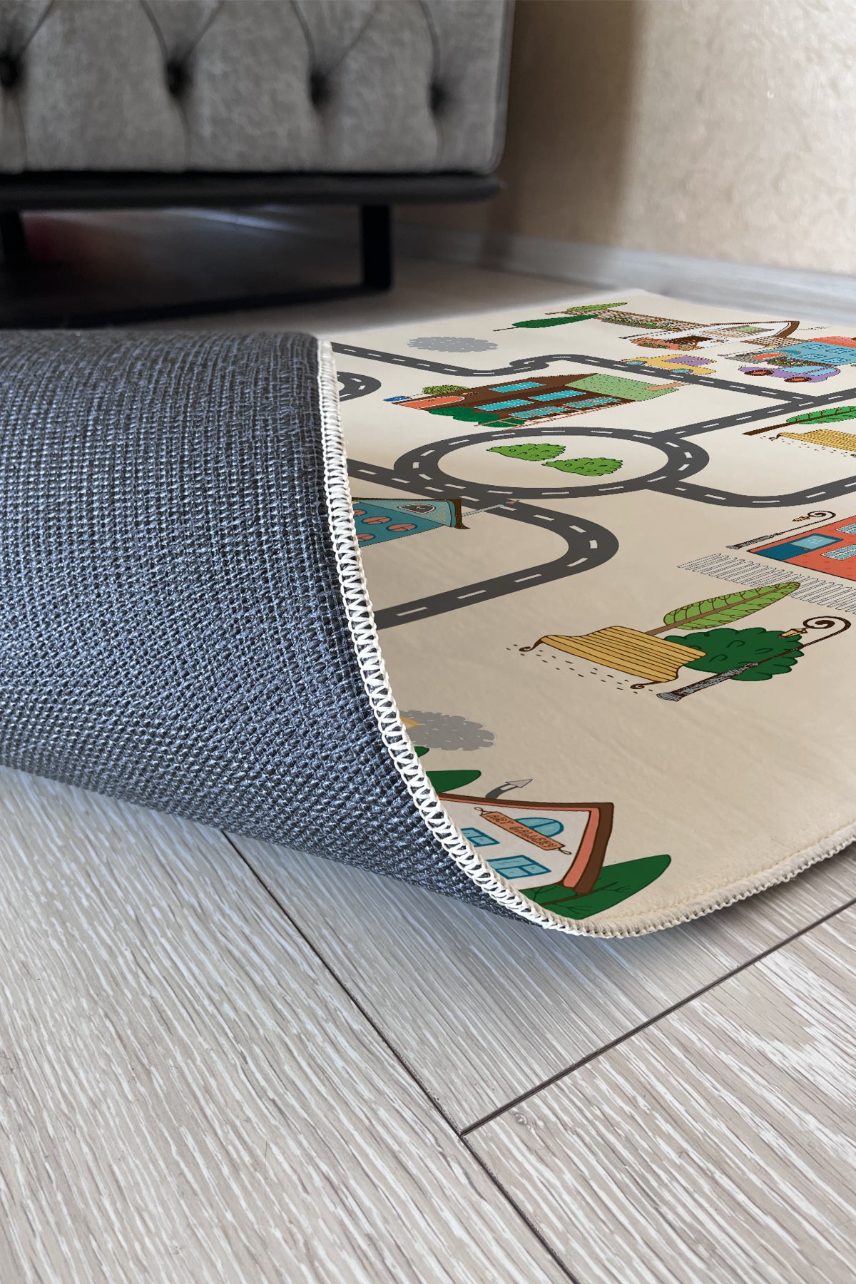 Rugland RH0405 Şehir Temalı Çocuk Halısı