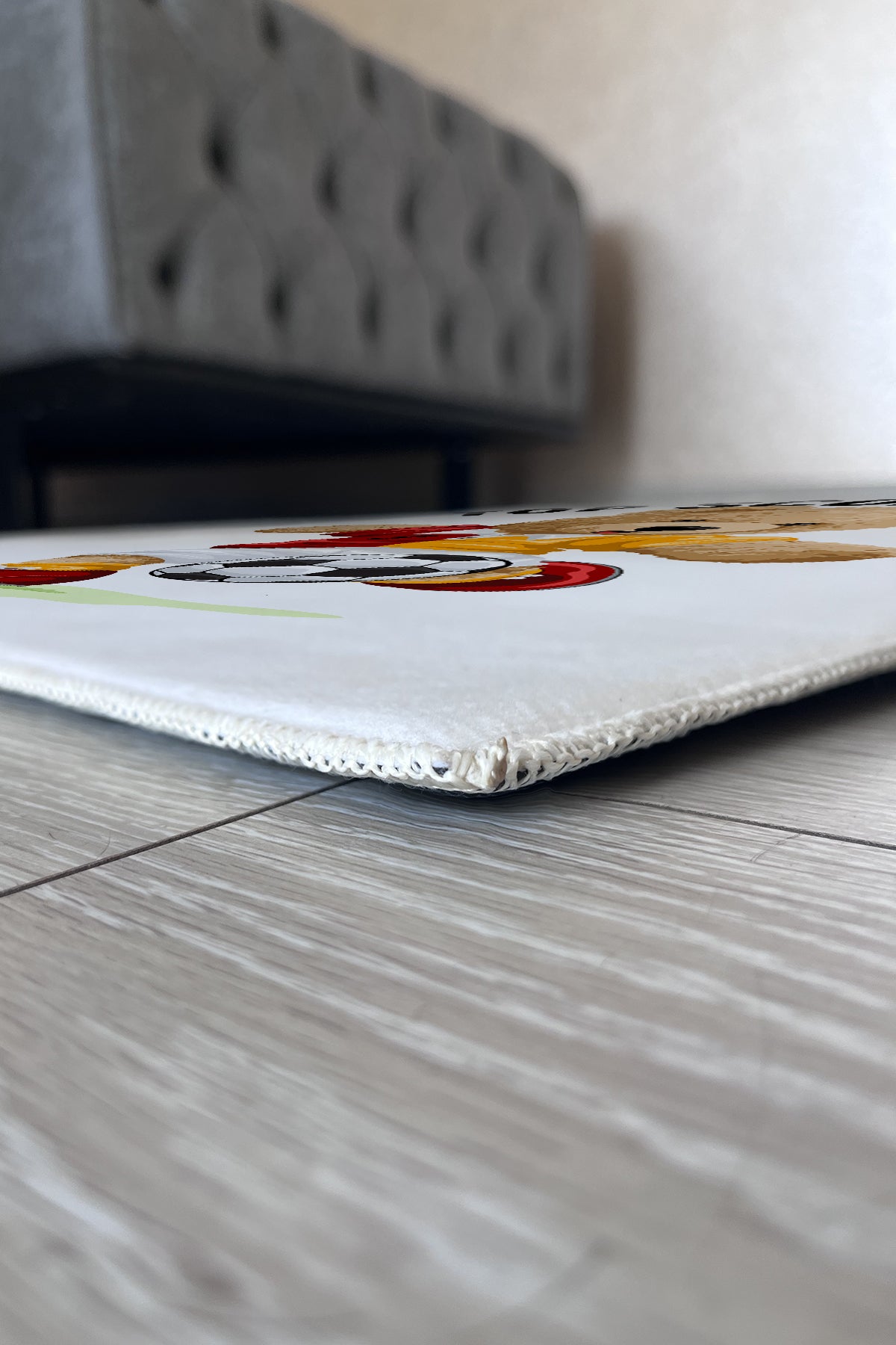 RUGLAND RH0418 Sarı Kırmızı Taraftar Çocuk Halısı